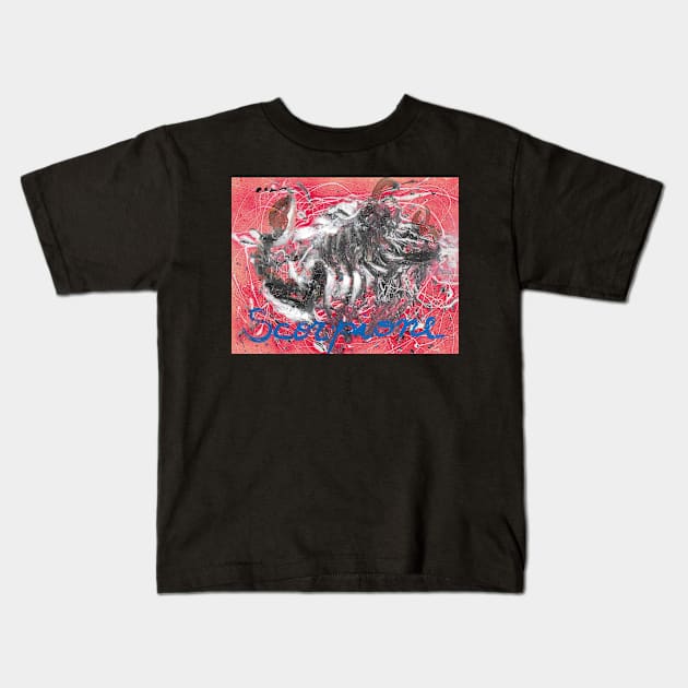 scorpio Kids T-Shirt by walter festuccia